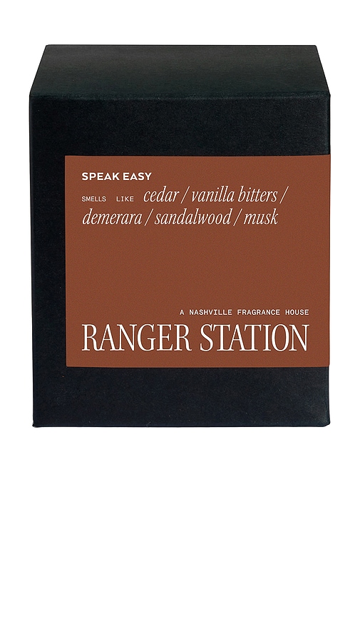 Ranger Station Speak Easy 8 oz Candle In White
