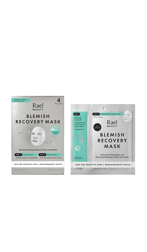 Rael Microcrystal Blemish Recovery Mask 4 Count.