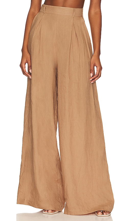 RUMER Pepper Pant in Camel