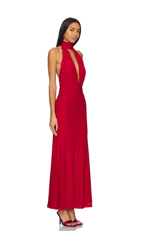 Runaway The Label Antoine Maxi Dress In Red