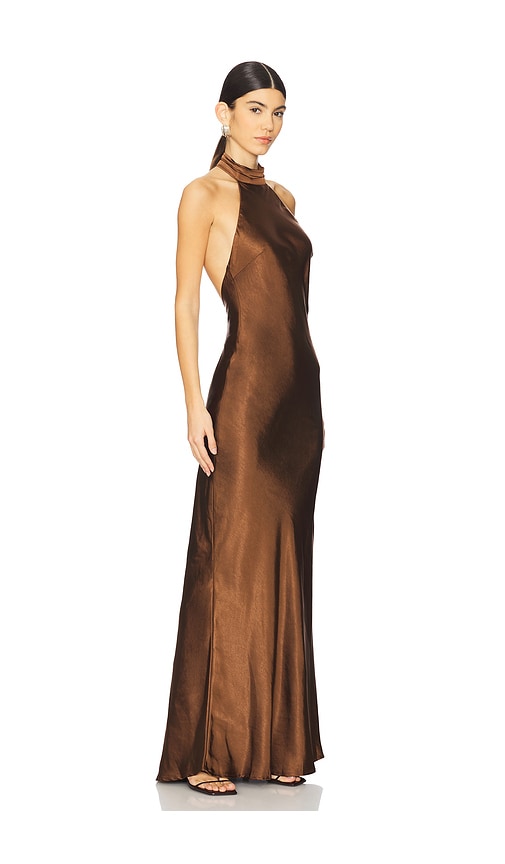 Runaway The Label Maxikleid Brigitte In Brown
