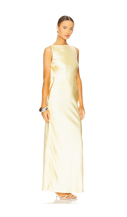  Runaway The Label Maxikleid Adair In Lemon. Größe S. Also In Xs, M, L, Xl. 