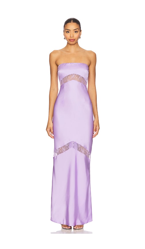 Runaway The Label Melrose Strapless Maxi Dress