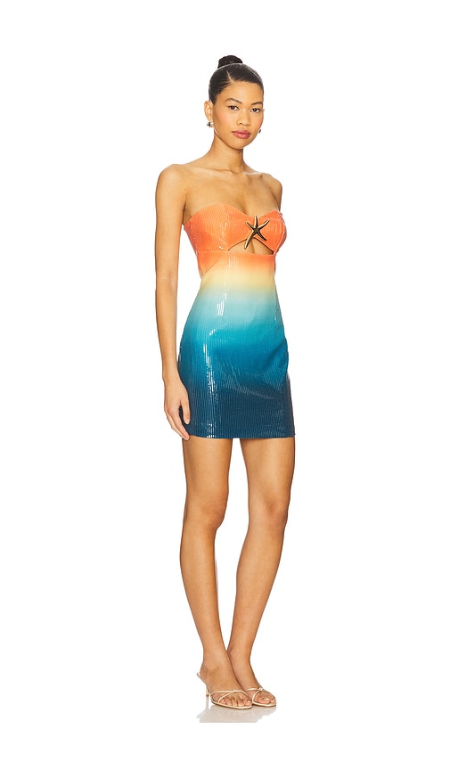 Runaway The Label Stellar Mini Dress In Blue