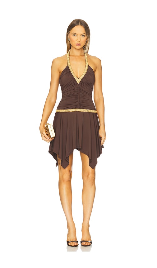 Runaway The Label Shae Mini Dress In Brown