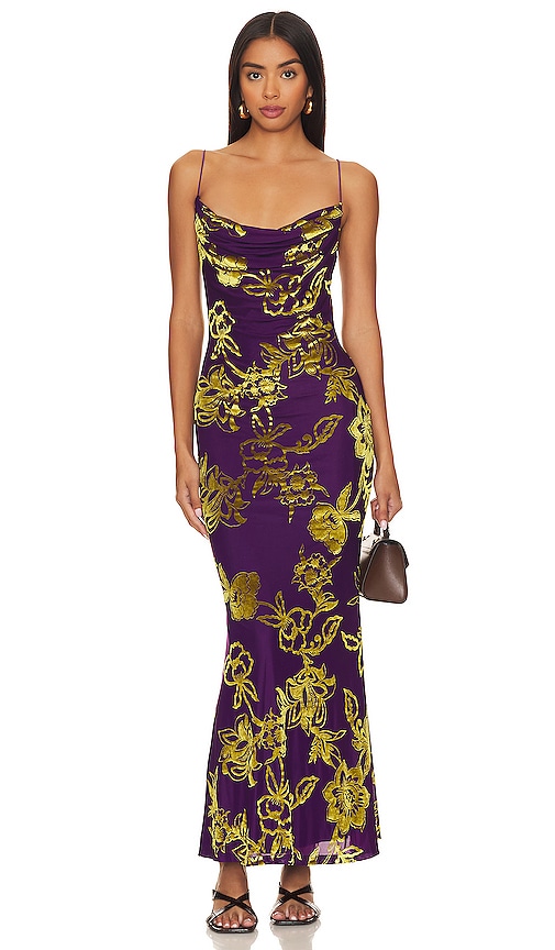 Runaway The Label Pretoria Maxi Dress in Violet