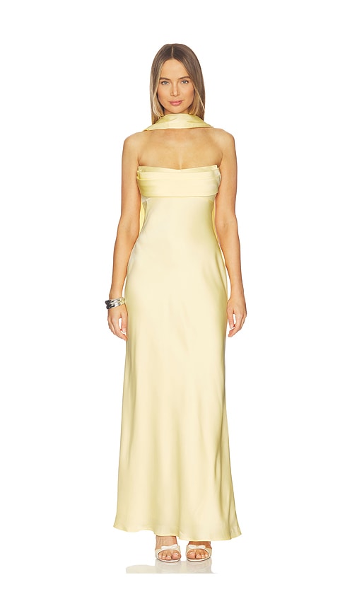 Runaway The Label Madeleine Strapless Maxi Dress