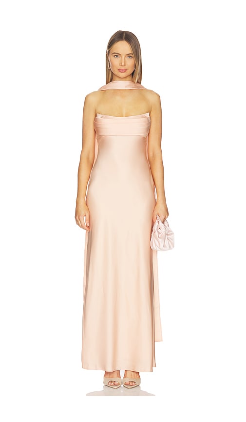 Runaway The Label Madeleine Strapless Maxi Dress