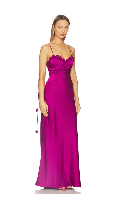 Lavena Floral Detail Maxi Dress
