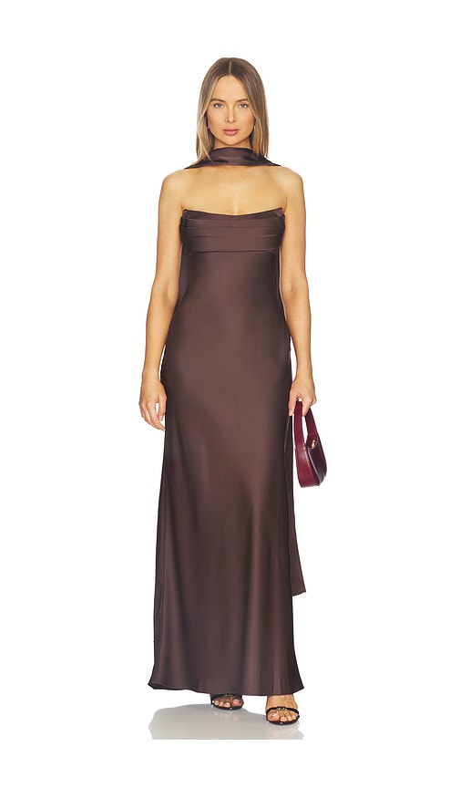 Runaway The Label Madeleine Strapless Maxi Dress