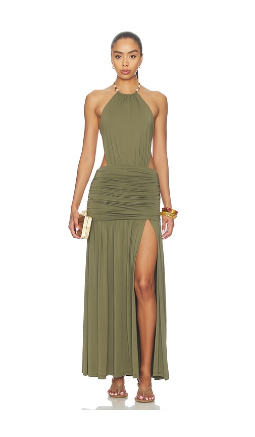 Imelda High Neck Maxi Dress