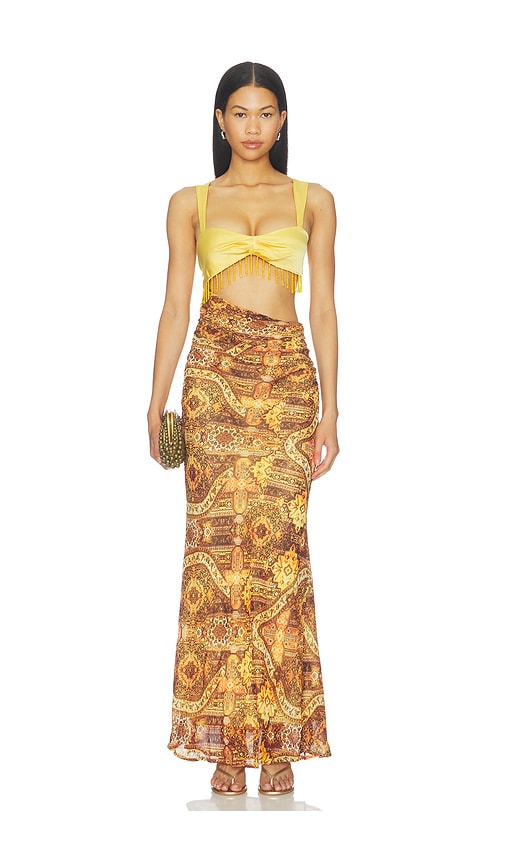 Alzona Cutout Maxi Dress