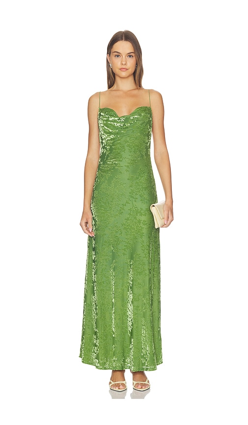 Lyssa Cowl Cross Back Maxi Dress