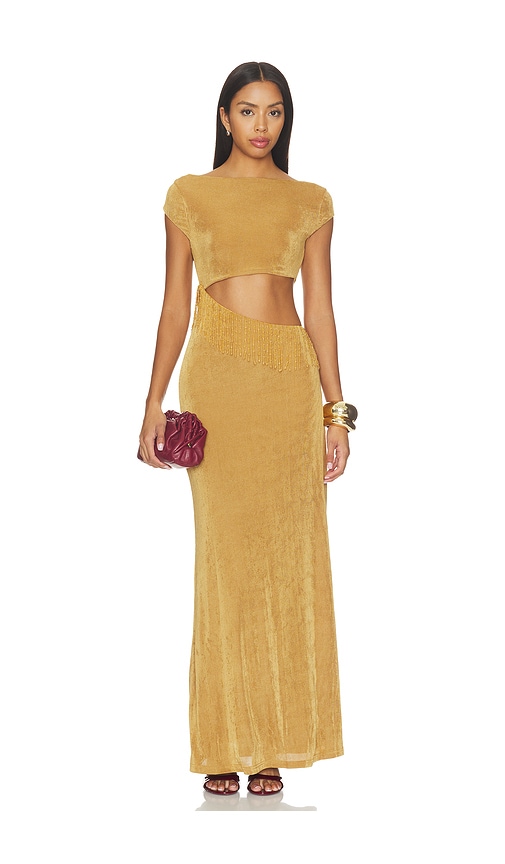 Mayla Boat Neck Maxi Dress