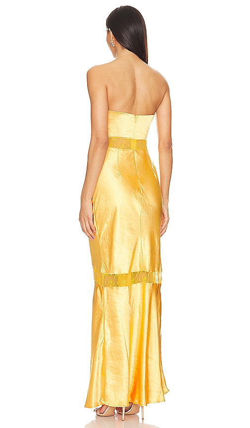  Runaway The Label Maxikleid Melrose In Orange. Größe L. Also In Xl/1x. 