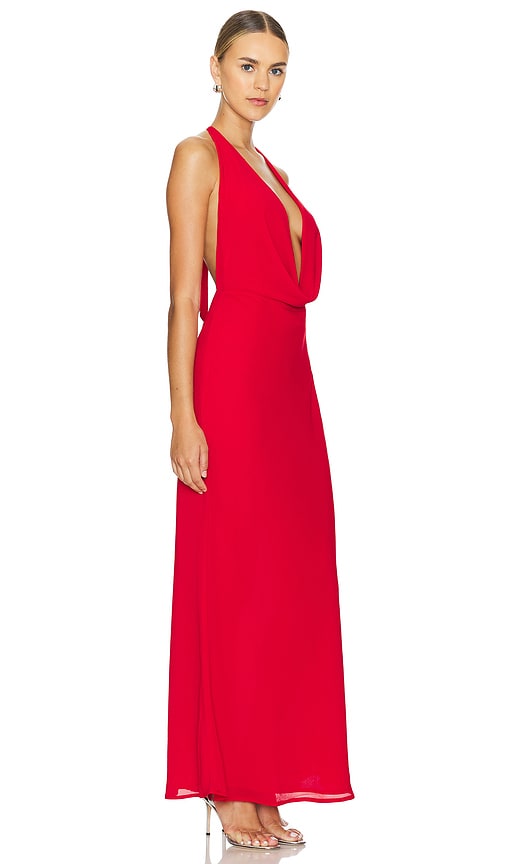 Shop Runaway The Label Lexie Maxi Dress In Cherry