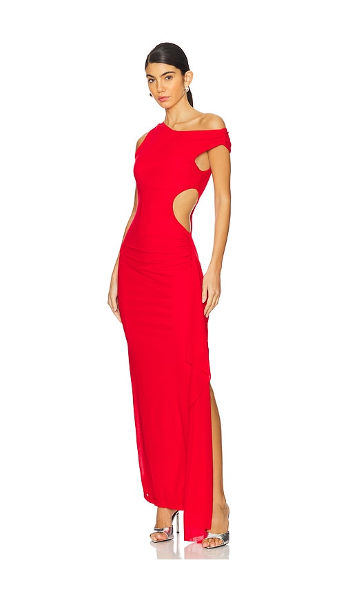 Runaway The Label Mara Maxi Dress In 레드