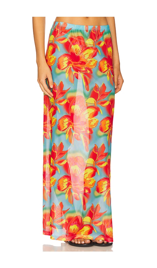 Runaway The Label Miami Maxi Skirt In Multi