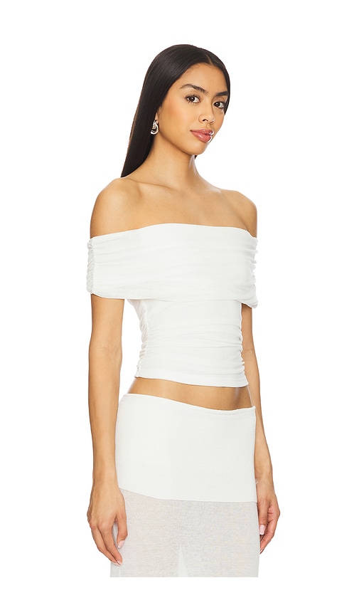 Runaway The Label Harlem Top In White