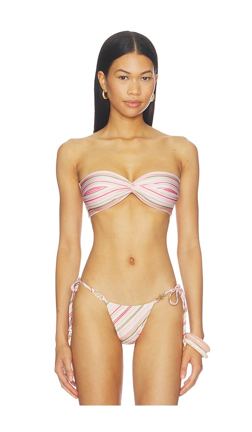 Lagos Twist Bandeau Bikini Top