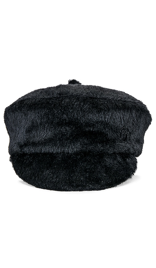 Shop Ruslan Baginskiy Faux Fur Cap In Black