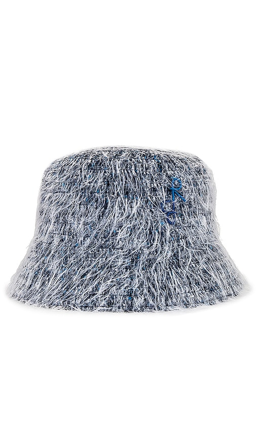 Shop Ruslan Baginskiy Logo Embellished Bucket Hat In Blue
