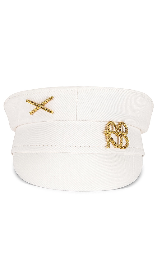 Ruslan Baginskiy Baker Boy Cap In Ivory