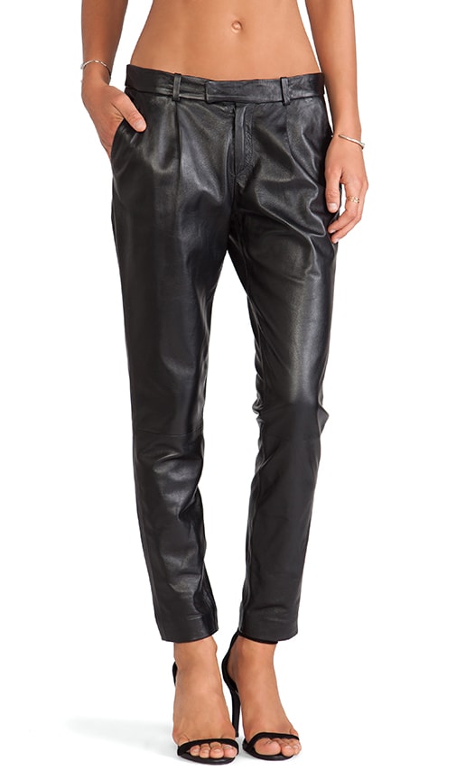 valentino leather pants