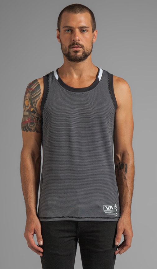 RVCA VA Sport Fraction Tank en Black