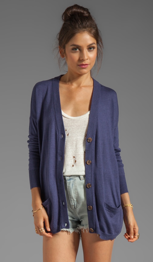 Shoals V Neck Cardigan with Elbow Patches