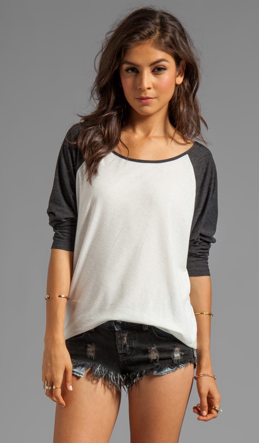 Label Ziggy 3/4 Sleeve Baseball Raglan Tee