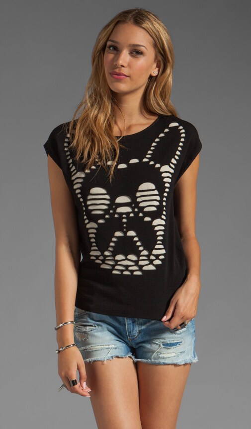 Cutout Illusion Frenchy Pullover
