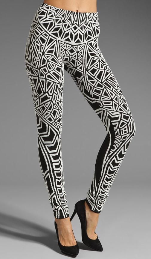 Jacquard Textured Leggings