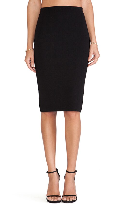 RVN Basic Midi Sheath Skirt in Black | REVOLVE