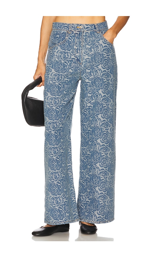 Revolve X Jj Denim Pants In Blue