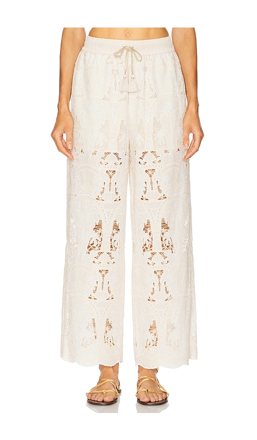 Embroidered Pant in . - size M-L (also in S-M) - REVOLVE x JJ - Modalova
