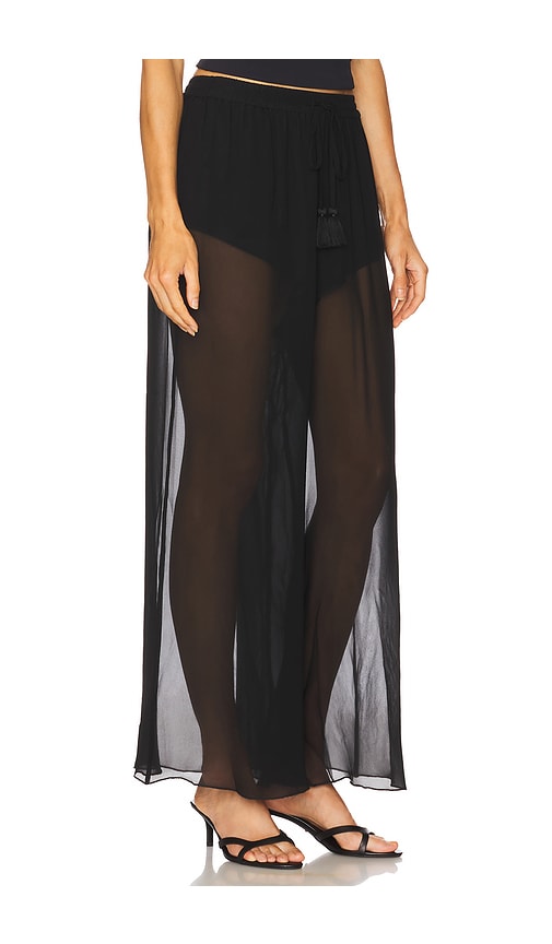 Revolve X Jj Sheer Trousers In Black