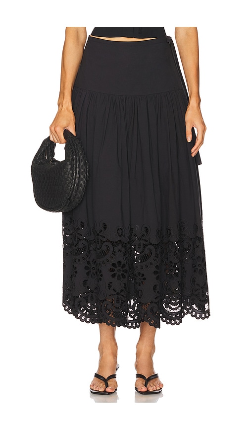 Revolve X Jj Wrap Skirt In Black
