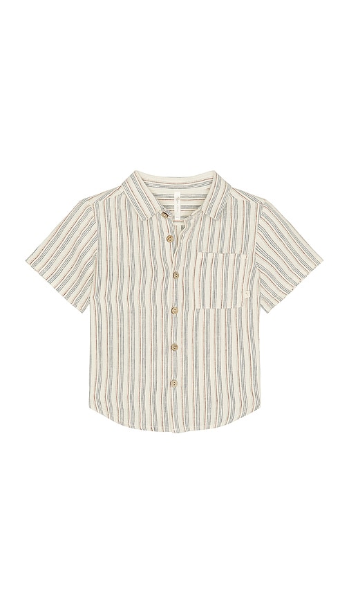 Rylee + Cru Rylee + Cru Collared Short Sleeve Shirt