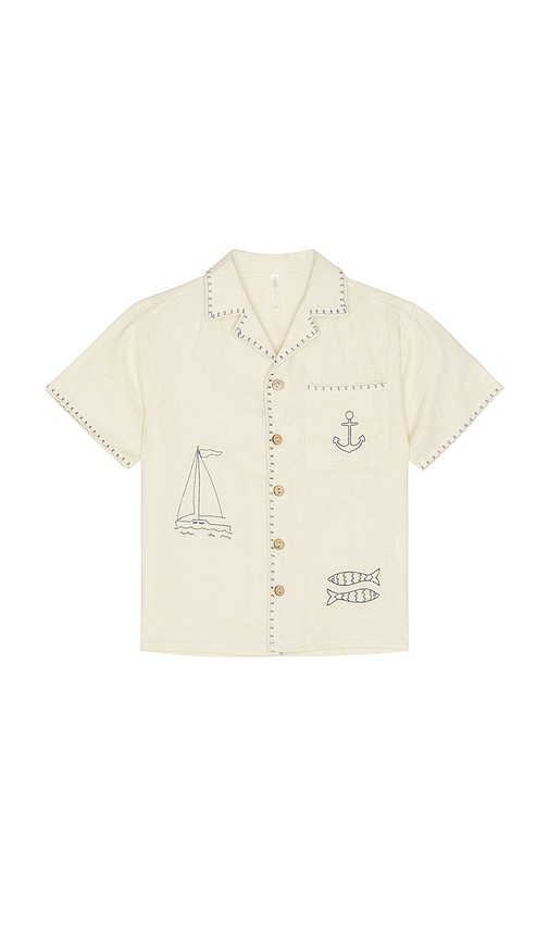 Rylee + Cru Rylee + Cru Lapel Collar Shirt