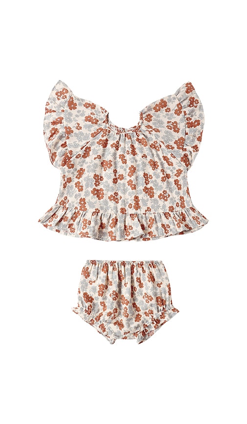 Rylee + Cru Rylee + Cru Butterfly Top & Bloomer Set