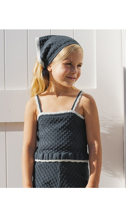  Rylee + Cru Set Aus Oberteil Und Shorts Naomi In Navy. Größe 2/3. Also In 4/5. 