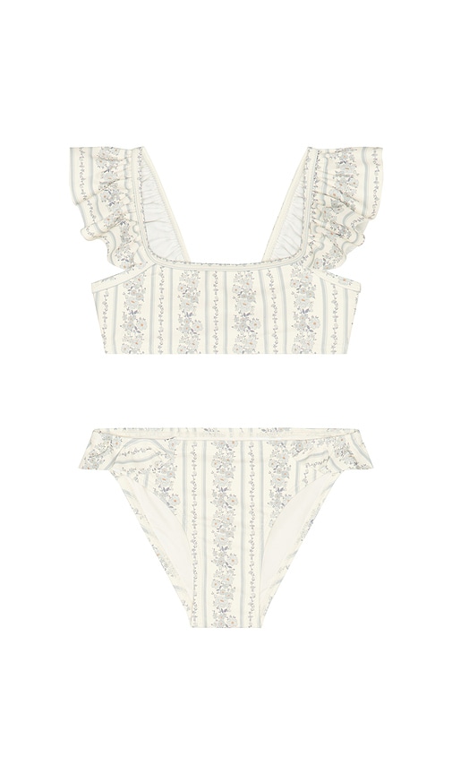Rylee + Cru Hanalei Two Piece Swimsuit In Blue