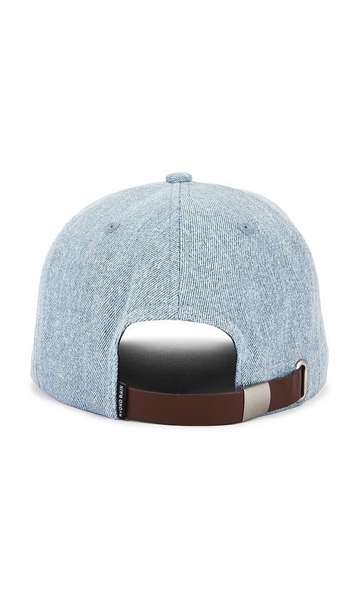Ryoko Rain Denim Rose Strapback Hat In Blue