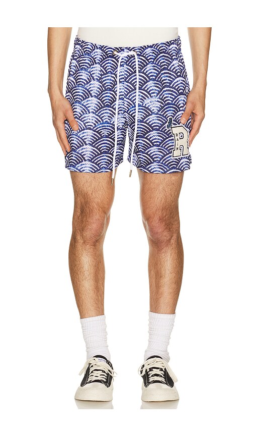 Ryoko Rain Seigaiha Waves Shorts