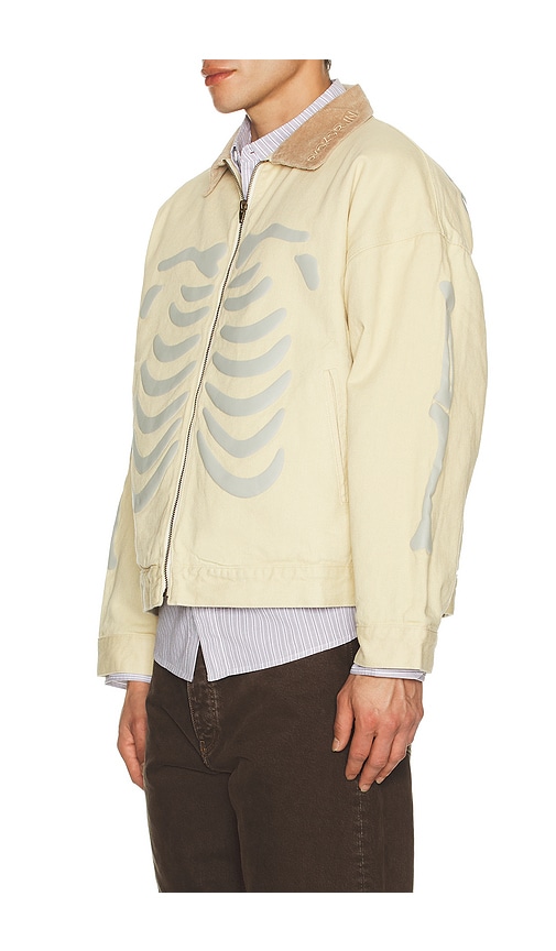 Ryoko Rain Bones Work Jacket In Yellow