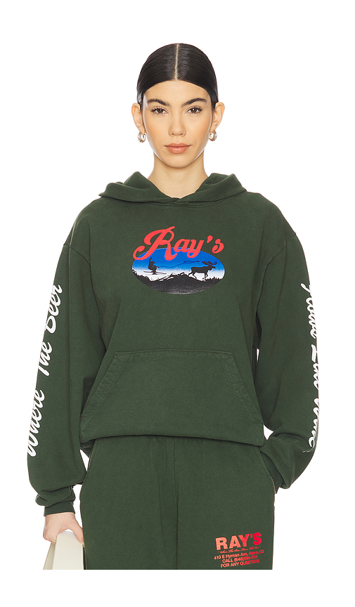 Ray's X Revolve Ski Adventure Hoodie In 绿色
