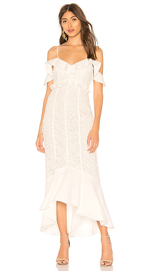 RACHEL ZOE Chloe Dress in Ecru | REVOLVE