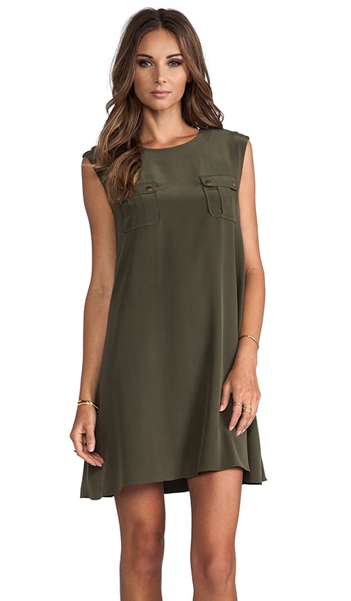 Maribelle Sleeveless Safari Dress