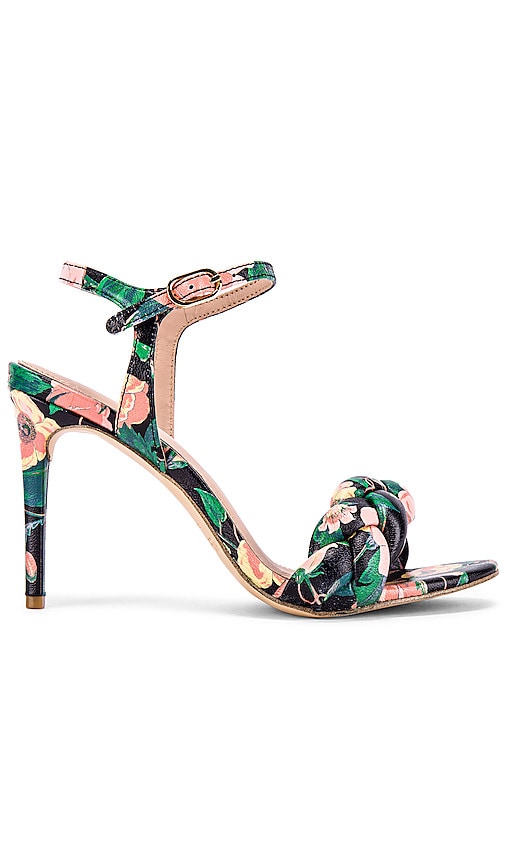 RACHEL ZOE Kelly Braid Sandal in Black Floral | REVOLVE